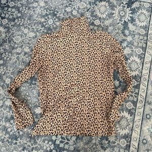 J Crew Tissue Turtleneck Long Sleeve Tee